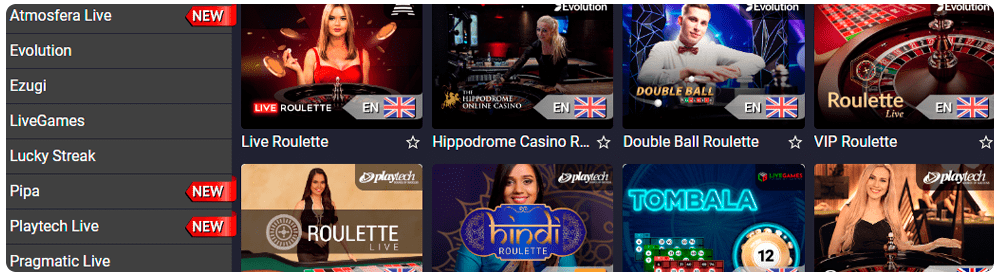 pin up ao vivo casino categorias
